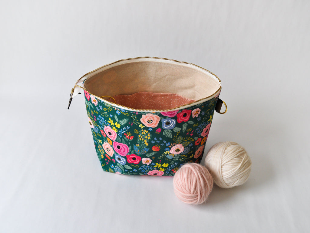 Small Project Bag in "In the Garden"