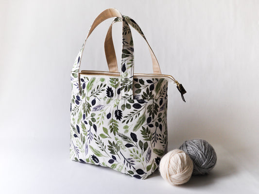 Large Project Bag in "Mod Botanics"