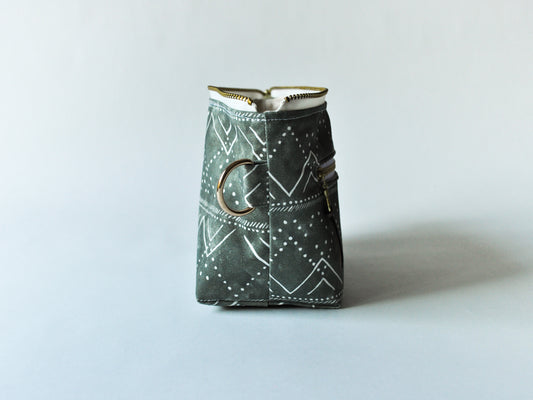 SLIGHTLY IMPERFECT - Extra Small Project Bag in "Mountains in Sage"