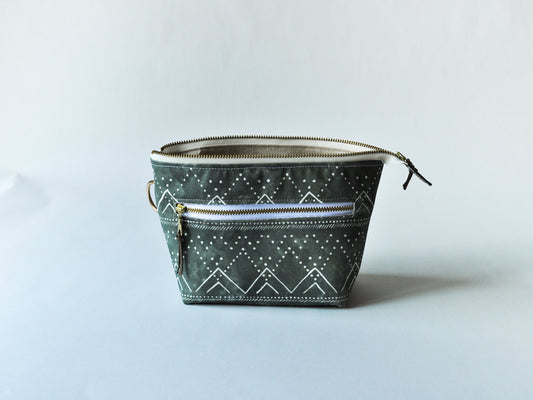 SLIGHTLY IMPERFECT - Extra Small Project Bag in "Mountains in Sage"