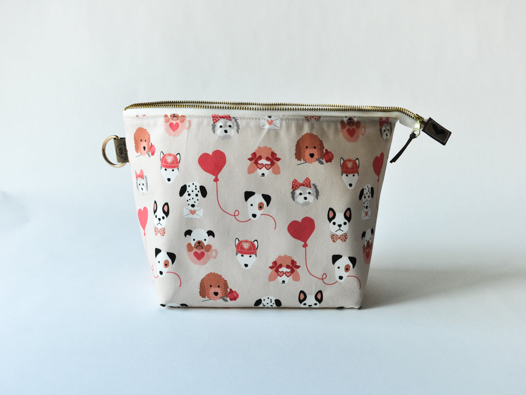 SLIGHTLY IMPERFECT - Small Project Bag in "I Woof You"