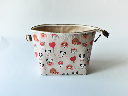 SLIGHTLY IMPERFECT - Small Project Bag in "I Woof You"