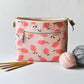 Double Pointed Knitting Needle Organizer in "Pink Lemons"