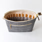 Double Pointed Knitting Needle Organizer in "Little Skipping Stones in Charcoal"