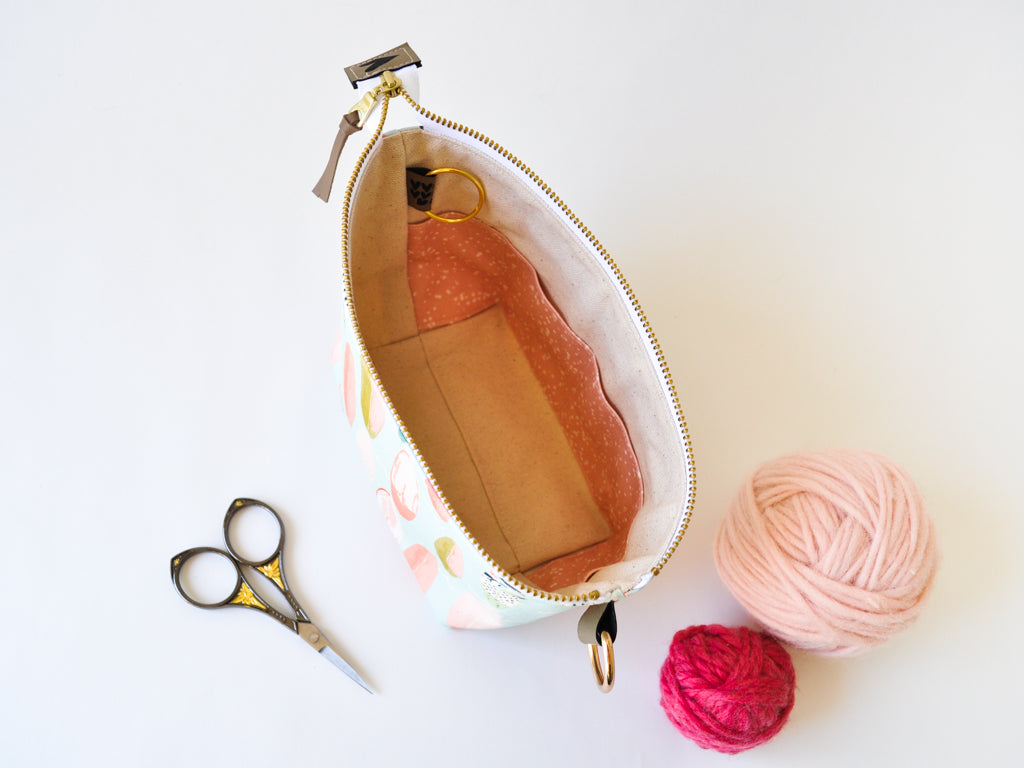 Extra Small Project Bag in "Surfs Up"