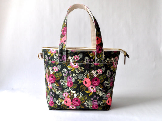 Large Project Bag in "Lush Garden"