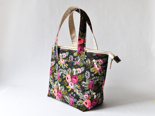 Large Project Bag in "Lush Garden"