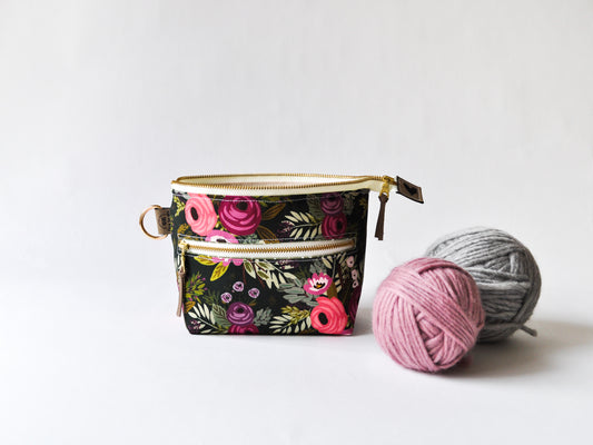 Extra Small Project Bag in "Lush Garden"