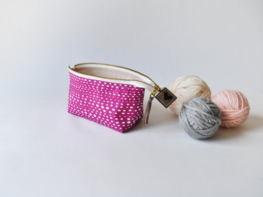 Notions Pouch in "Skipping Stones in Azalea"