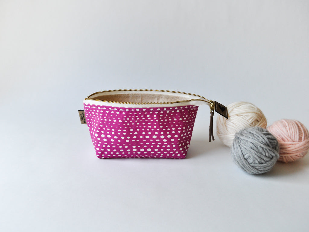 Notions Pouch in "Skipping Stones in Azalea"