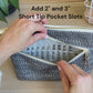 Add Short Tip Pockets - Interchangeable Organizer